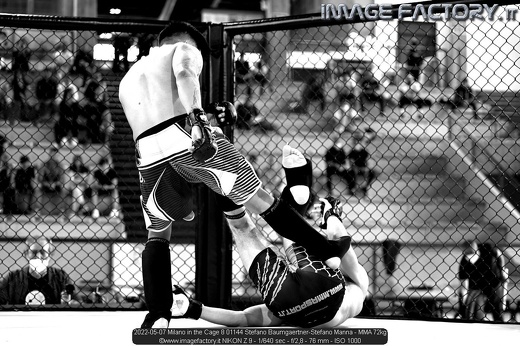 2022-05-07 Milano in the Cage 8 01144 Stefano Baumgaertner-Stefano Manna - MMA 72kg